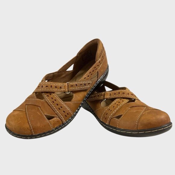 Clarks Collection Roseville Leather Mary Jane Shoes Women's Size 7.5M SN #22545 - Picture 3 of 10